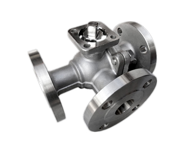 3 Way Flanged Ball Valve