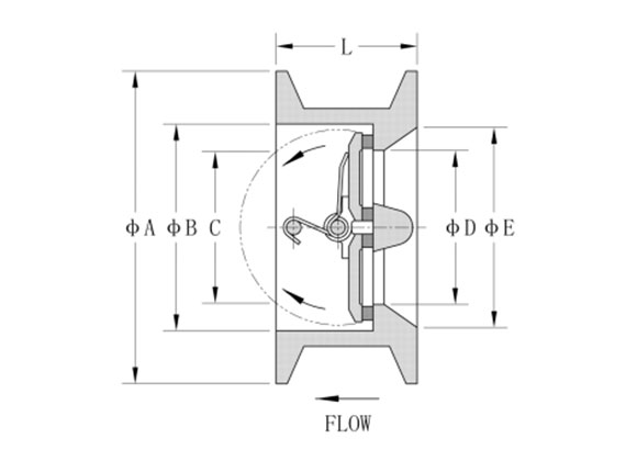 Dual Plate Wafer Type Check Valve